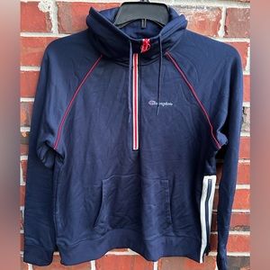 Champion Phys Ed Double Dry Half Zip Women’s Blue Athletic M Pullover Sweatshirt